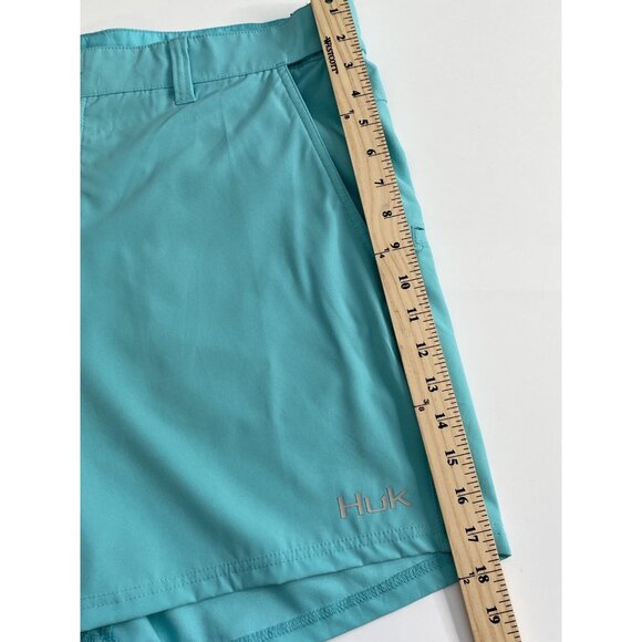Huk Lowcountry 6" Performance Men’s XXXL Fishing Shorts Seafoam Green NWT Chino - Picture 14 of 16